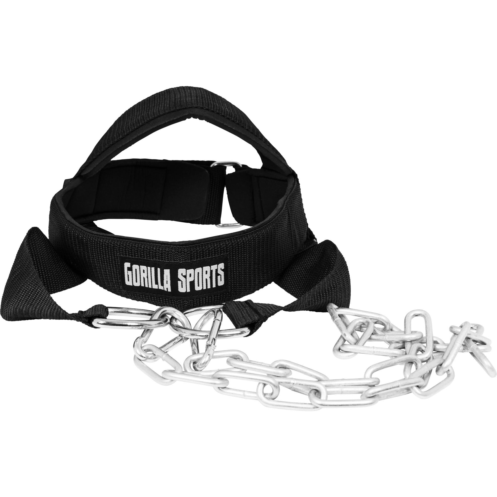 Säädettävä Niskanvahvistaja 95cm Ketjulla, Max. 25kg Nailon/Neopreeni/Teräs Musta