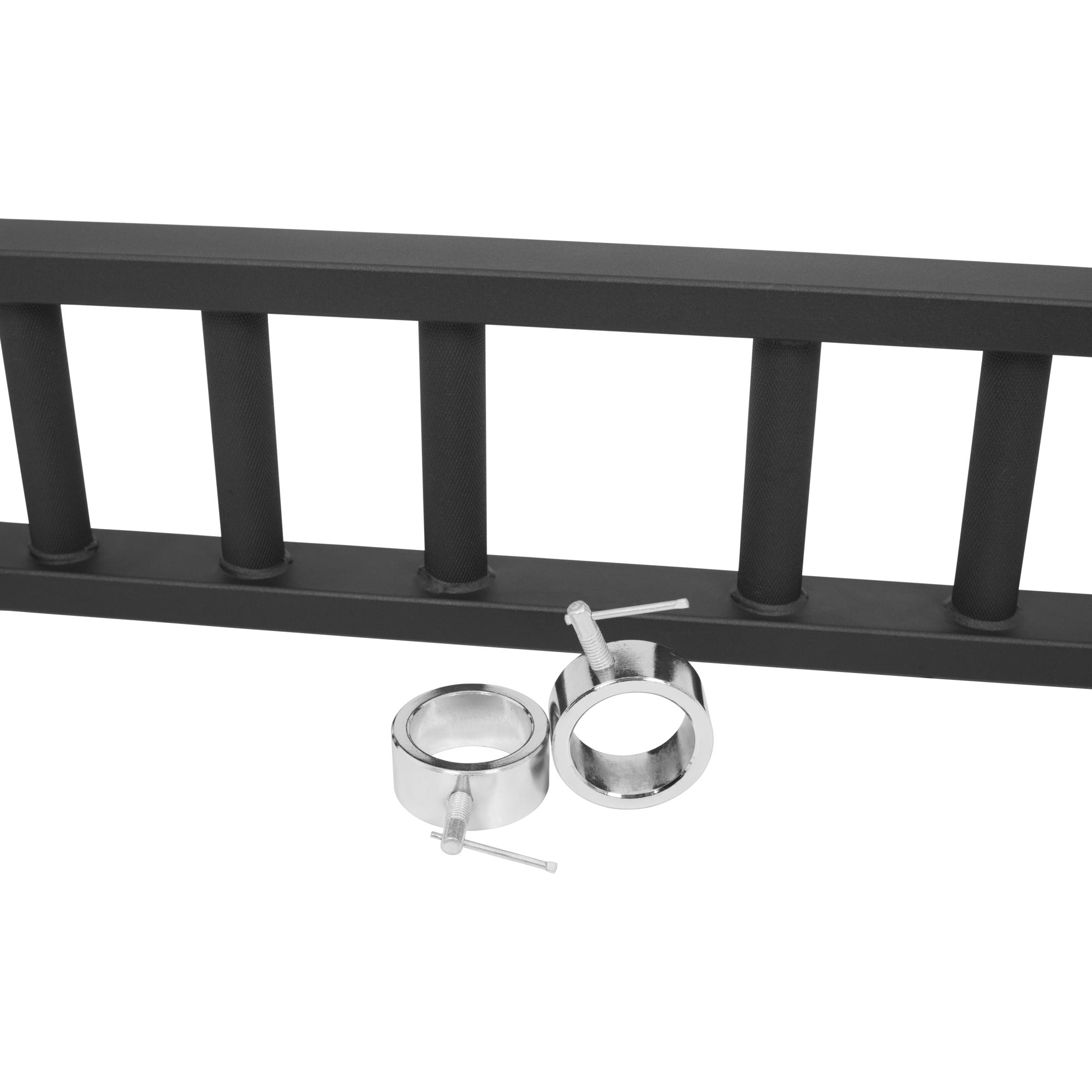 Swiss Bar -Levytanko / Ojentajatanko Ruuvilukolla 211cm, Ø 50mm, 10kg Musta