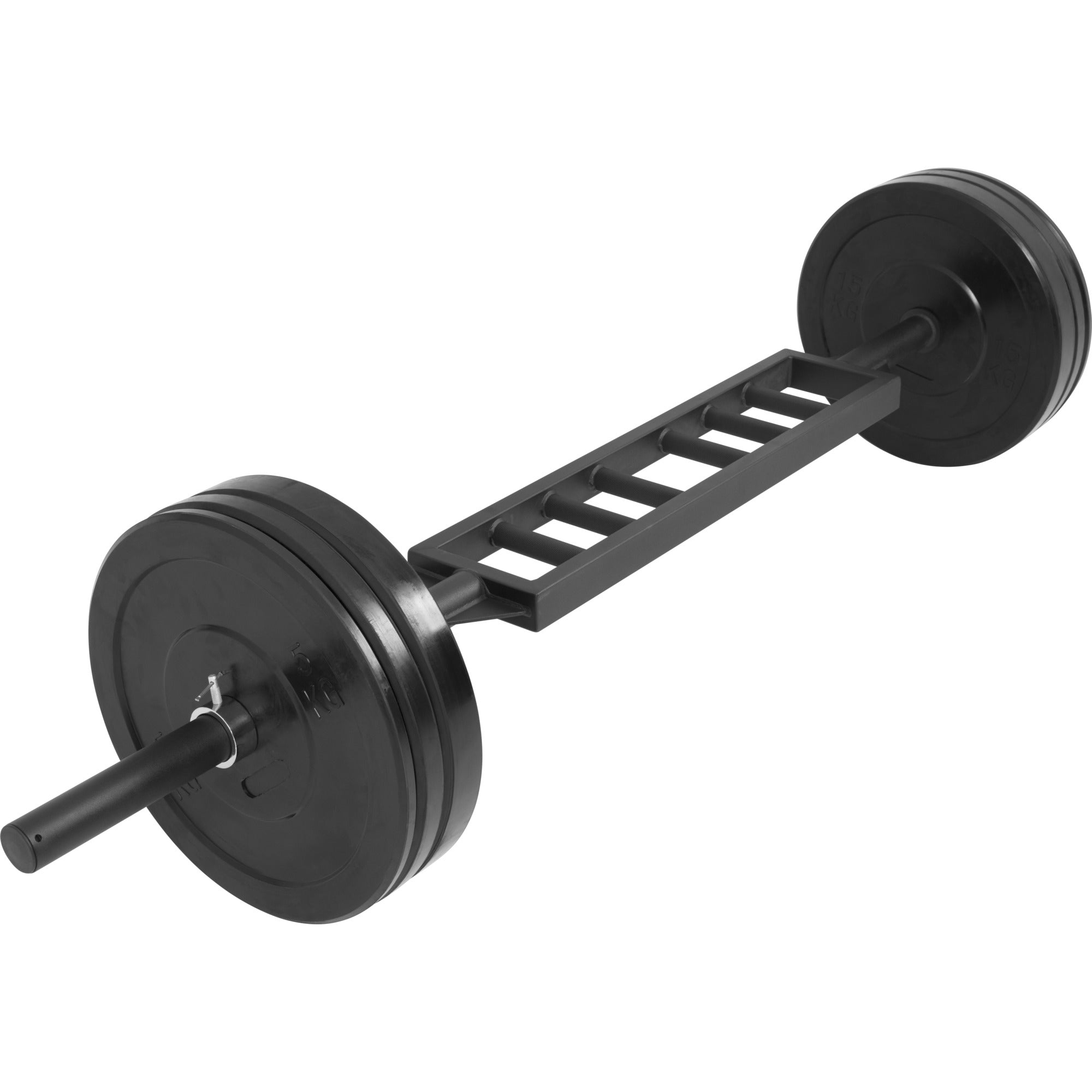 Swiss Bar -Levytanko / Ojentajatanko Ruuvilukolla 211cm, Ø 50mm, 10kg Musta