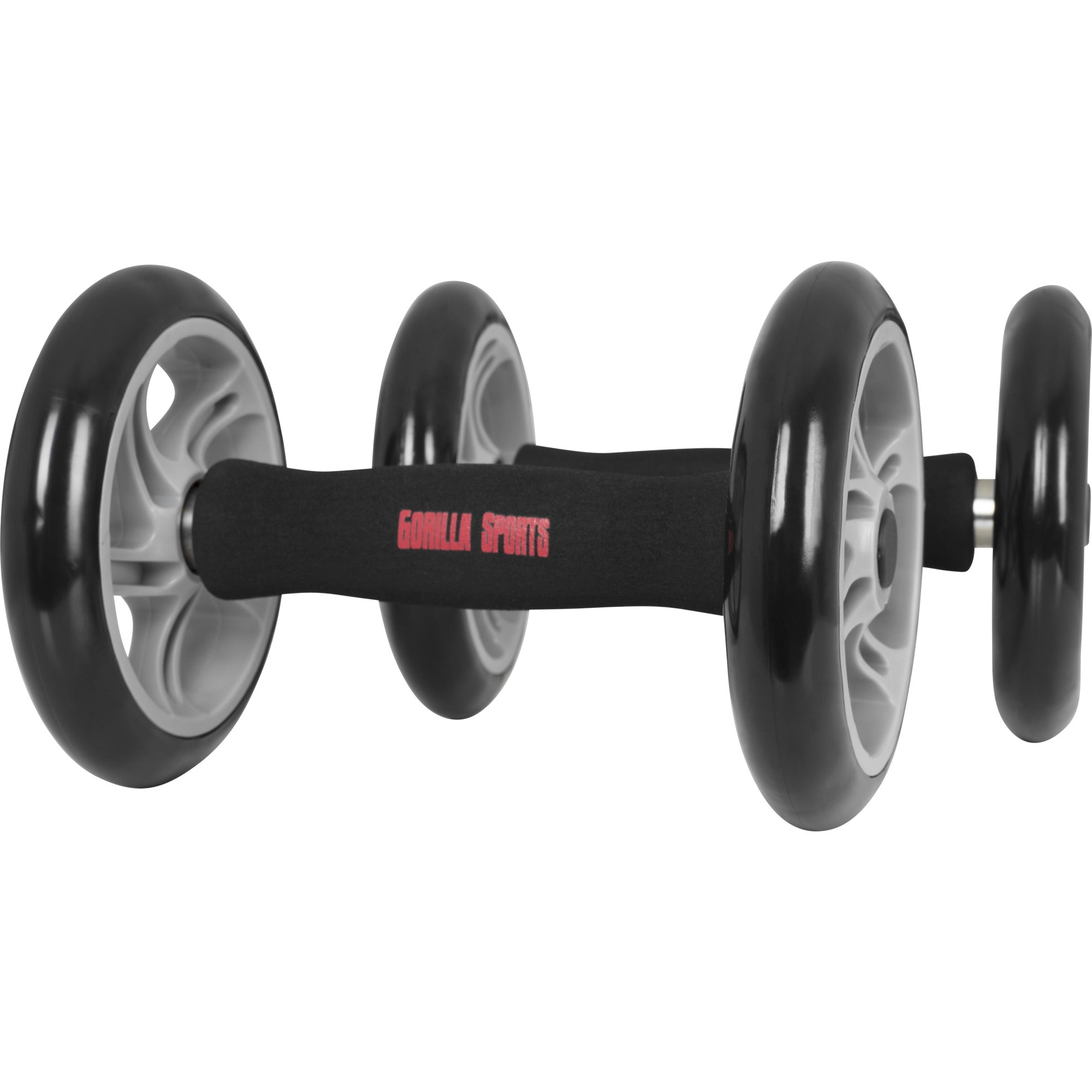 Ab Roller Kahvat / Voimapyörät Pehmusteilla Musta/Harmaa 2kpl