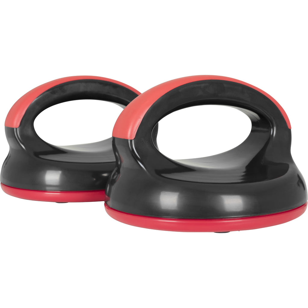 Pyörivät punnerruskahvat 2 kpl, kumipinnotteinen kahva