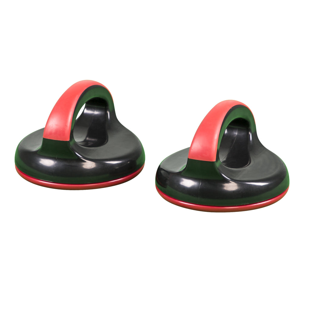 Pyörivät punnerruskahvat 2 kpl, kumipinnotteinen kahva