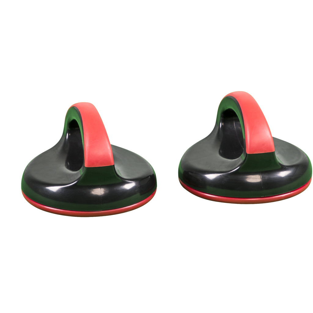 Pyörivät punnerruskahvat 2 kpl, kumipinnotteinen kahva