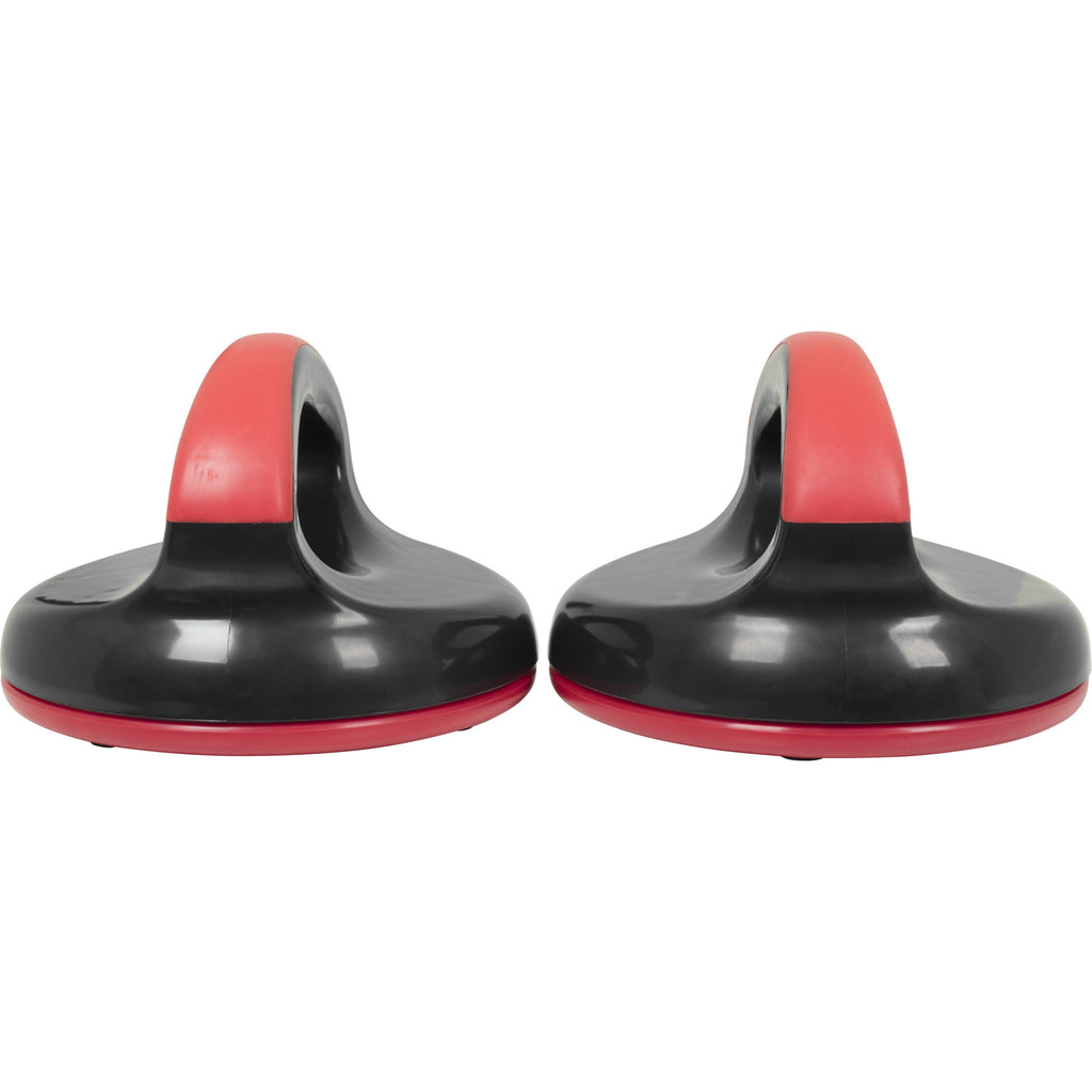 Pyörivät punnerruskahvat 2 kpl, kumipinnotteinen kahva