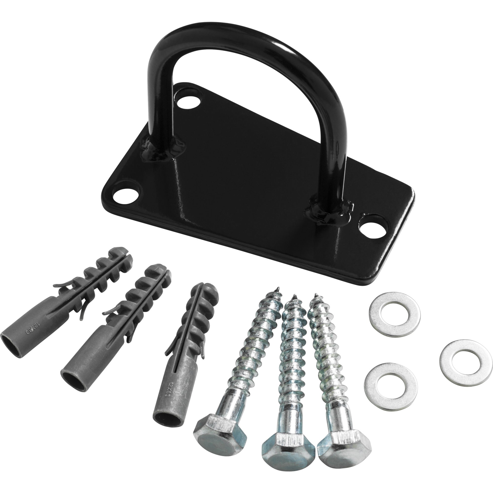 Voimaköyden Kiinnityslenkki 11,5x7,5x9,1cm Teräs Musta