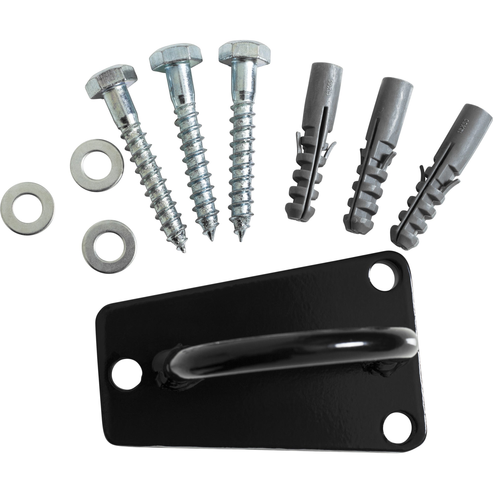 Voimaköyden Kiinnityslenkki 11,5x7,5x9,1cm Teräs Musta