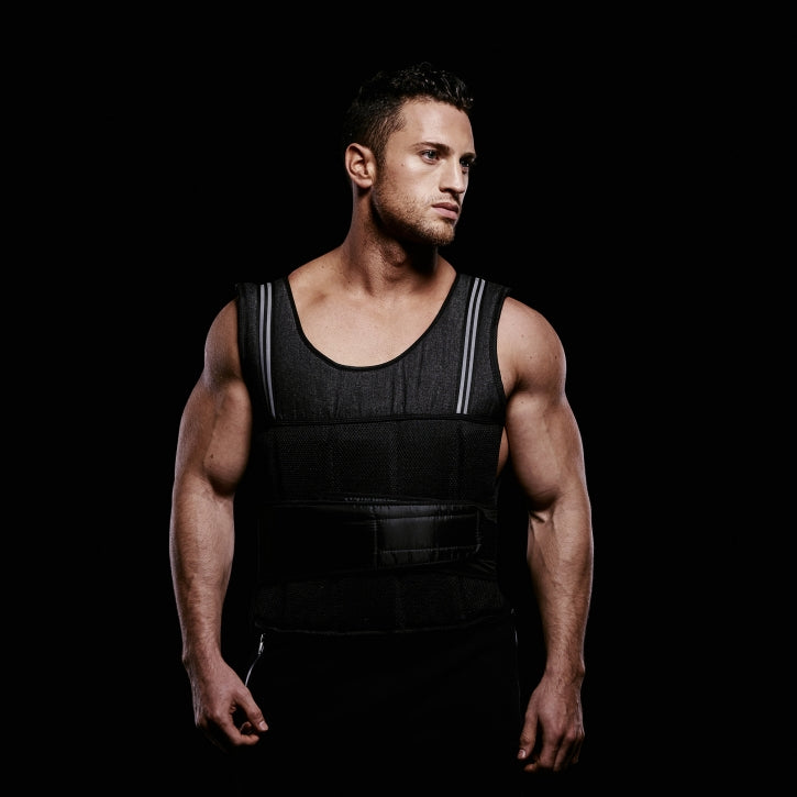 Pro-Sarjan Painoliivi 18kg, Neopreeni/Nailon Harmaa/Musta