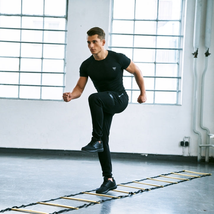 Askeltikkaat, 2 Eri Kokoa 470x42cm/385x82cm, Keltainen/Musta