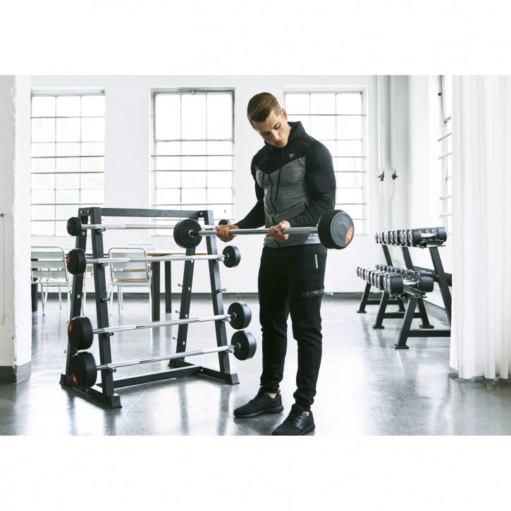 Painotanko 10kg - 50kg, 105 cm, Ø 30mm Valurauta/Kumi