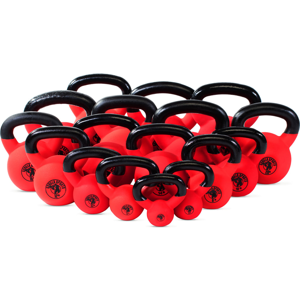 Pro kahvakuulat 2 kg - 32 kg, Rauta / Neopreeni