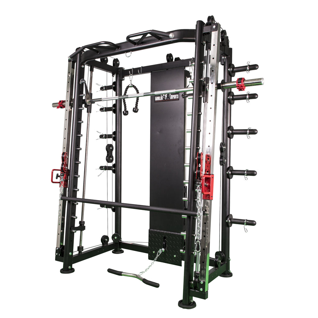 Smith-Laite XXL / Kuntokeskus Vetotaljoilla Ja Leuanvetotangolla Ø 50/51mm Levypainoille