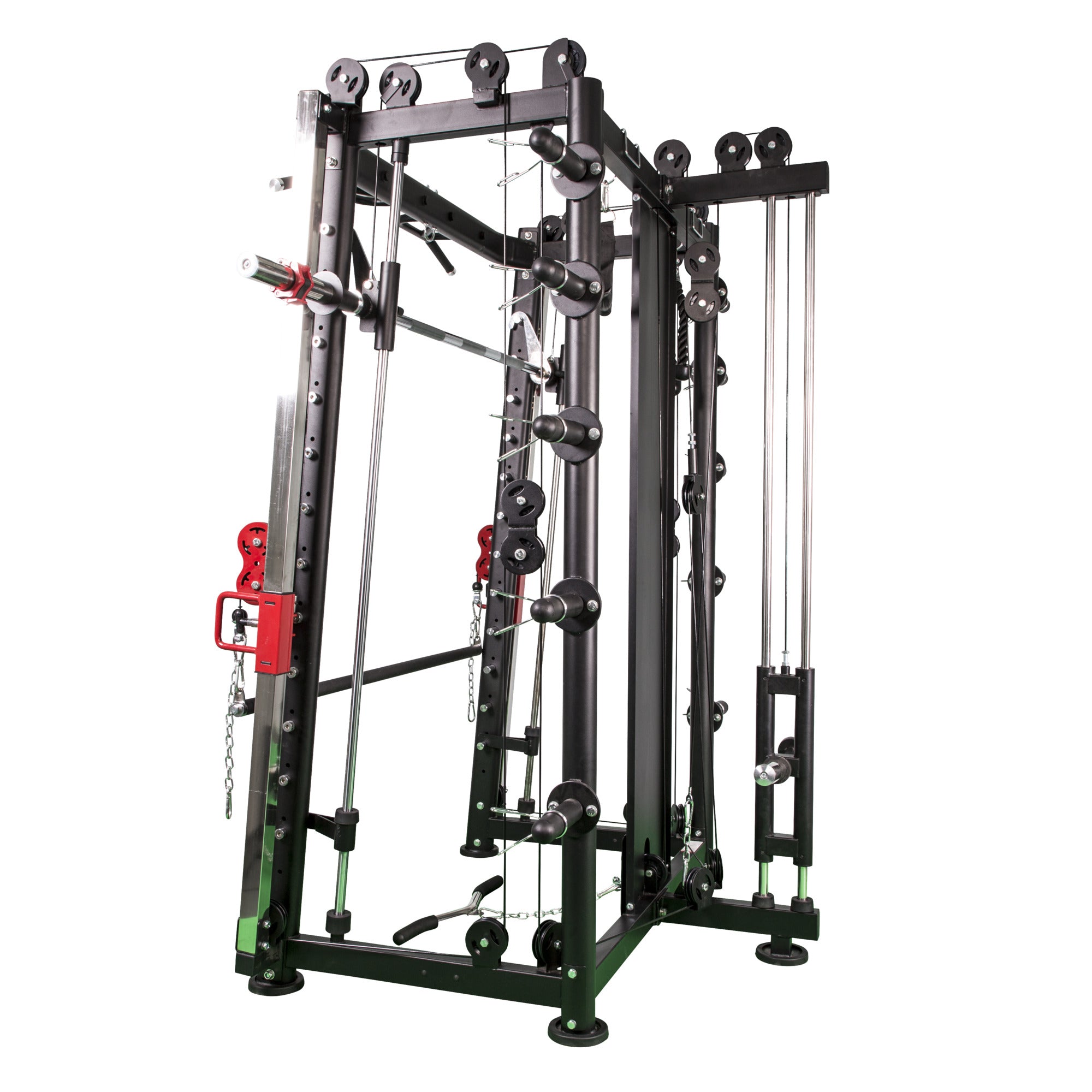 Smith-Laite XXL / Kuntokeskus Vetotaljoilla Ja Leuanvetotangolla Ø 50/51mm Levypainoille