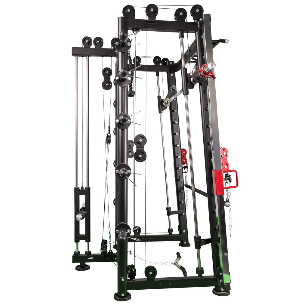 Smith-Laite XXL / Kuntokeskus Vetotaljoilla Ja Leuanvetotangolla Ø 50/51mm Levypainoille