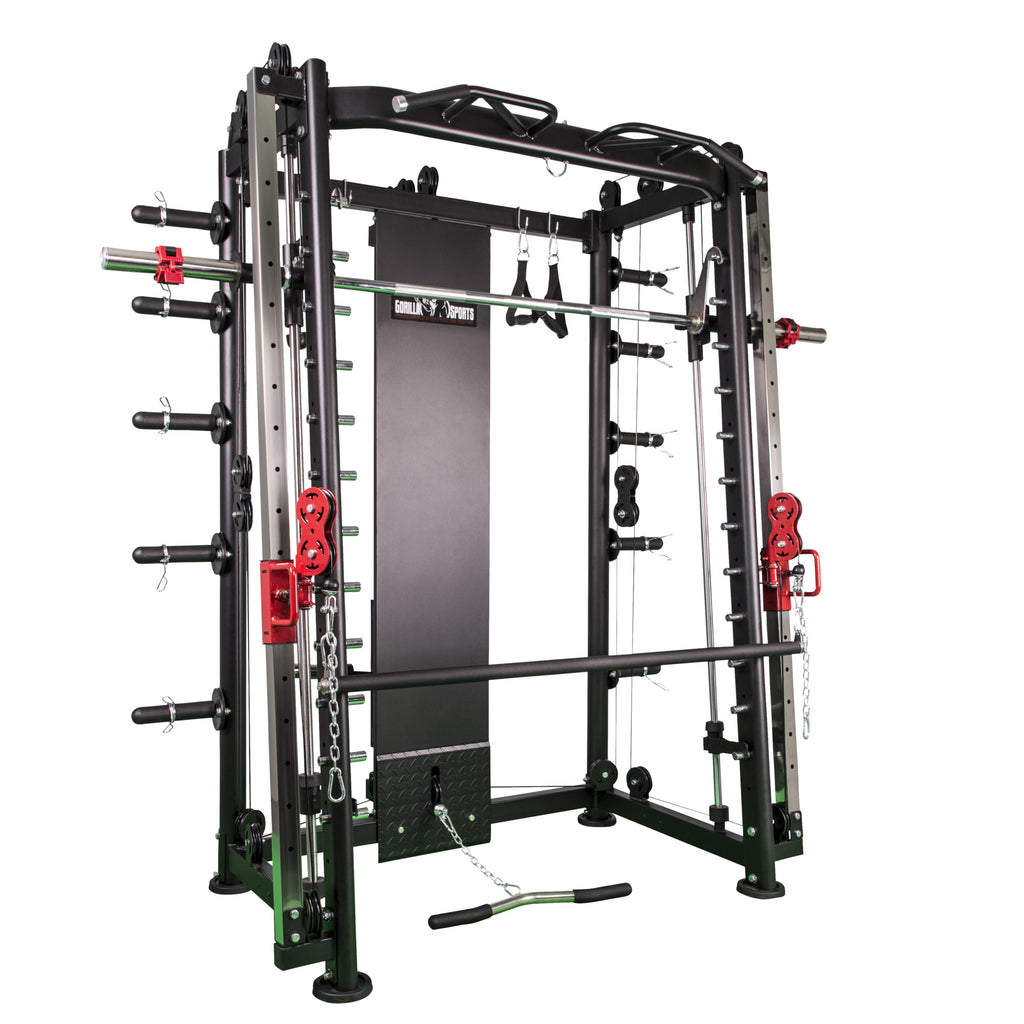 Smith-Laite XXL / Kuntokeskus Vetotaljoilla Ja Leuanvetotangolla Ø 50/51mm Levypainoille