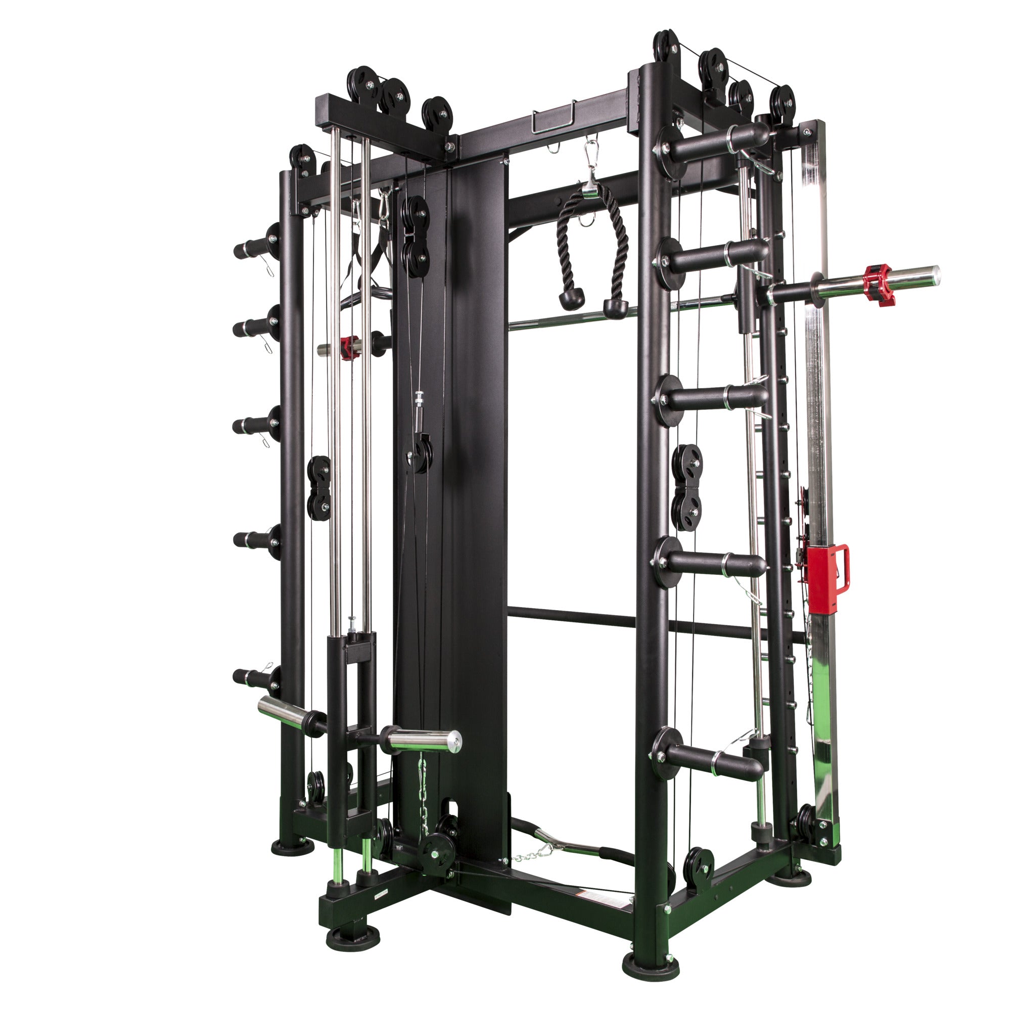 Smith-Laite XXL / Kuntokeskus Vetotaljoilla Ja Leuanvetotangolla Ø 50/51mm Levypainoille