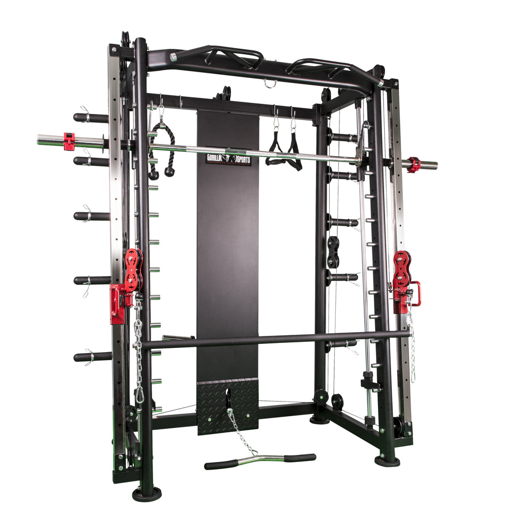 Smith-Laite XXL / Kuntokeskus Vetotaljoilla Ja Leuanvetotangolla Ø 50/51mm Levypainoille