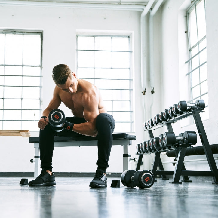 Kiinteä Kuminen Käsipaino 2,5 - 50kg Valurauta