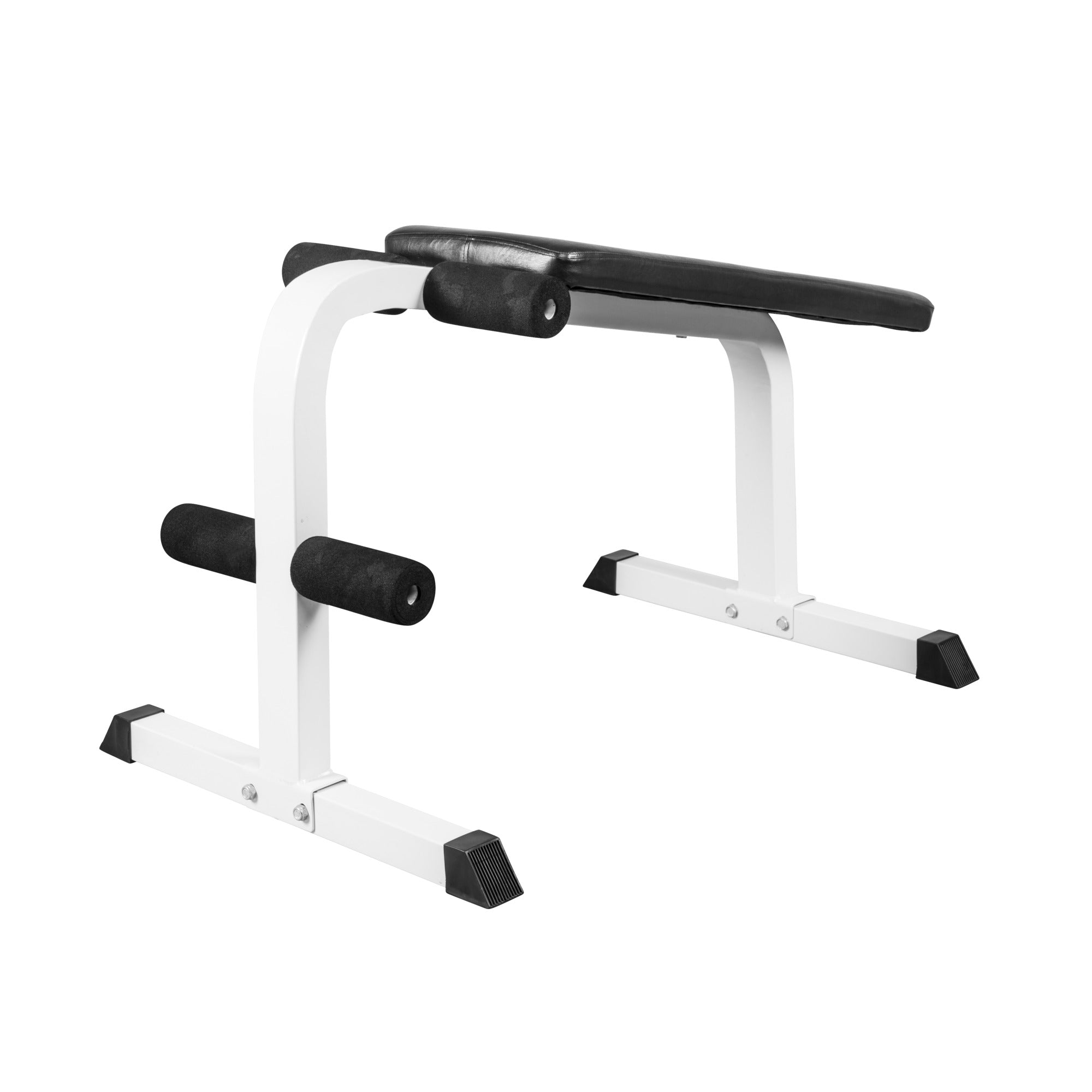 Tasapenkki Jalkatuilla 120x67x63/49cm Max. 150kg Valkoinen