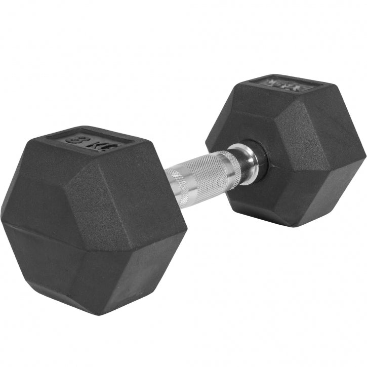 OUTLET - Hex-käsipaino 2-50 kg kumipinnoitteella - 27,5 kg