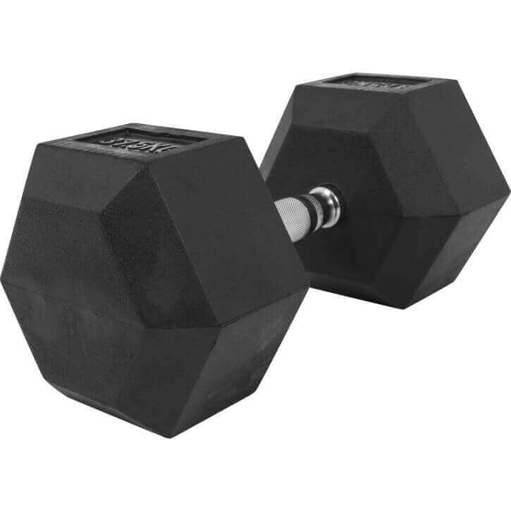 OUTLET - Hex-käsipaino 2-50 kg kumipinnoitteella - 27,5 kg