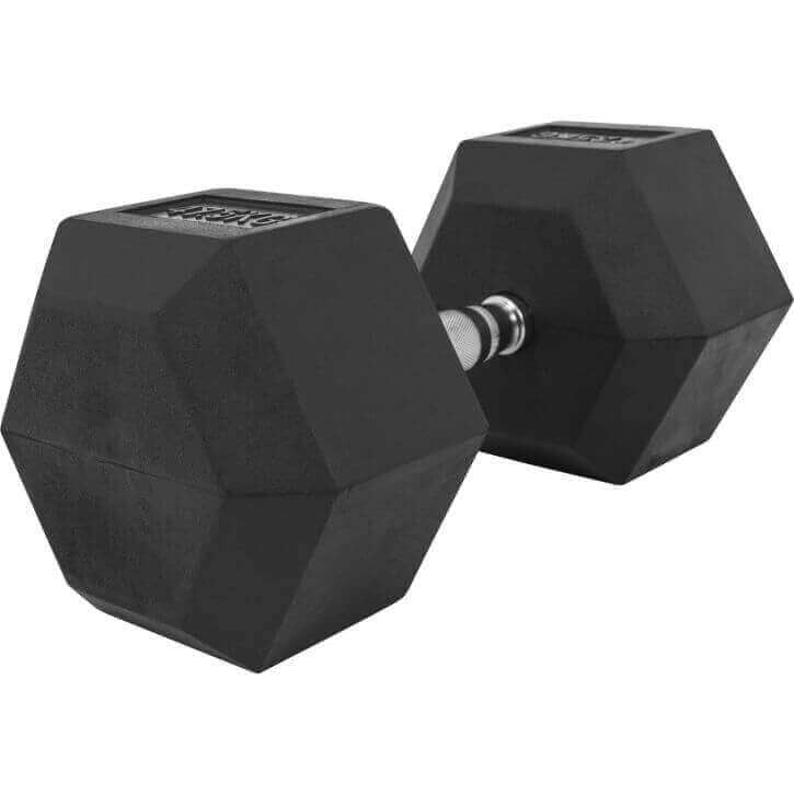 OUTLET - Hex-käsipaino 2-50 kg kumipinnoitteella - 27,5 kg