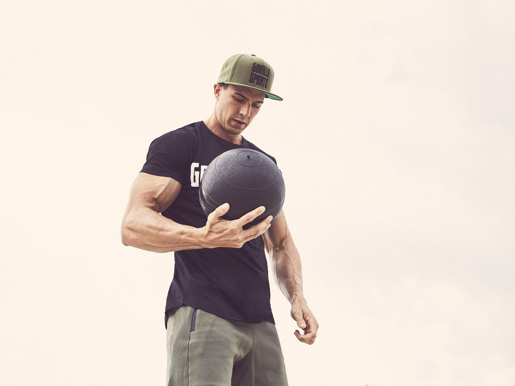 Slam Ball Kuntopallot 3 kg - 20 kg, Musta, Kumi