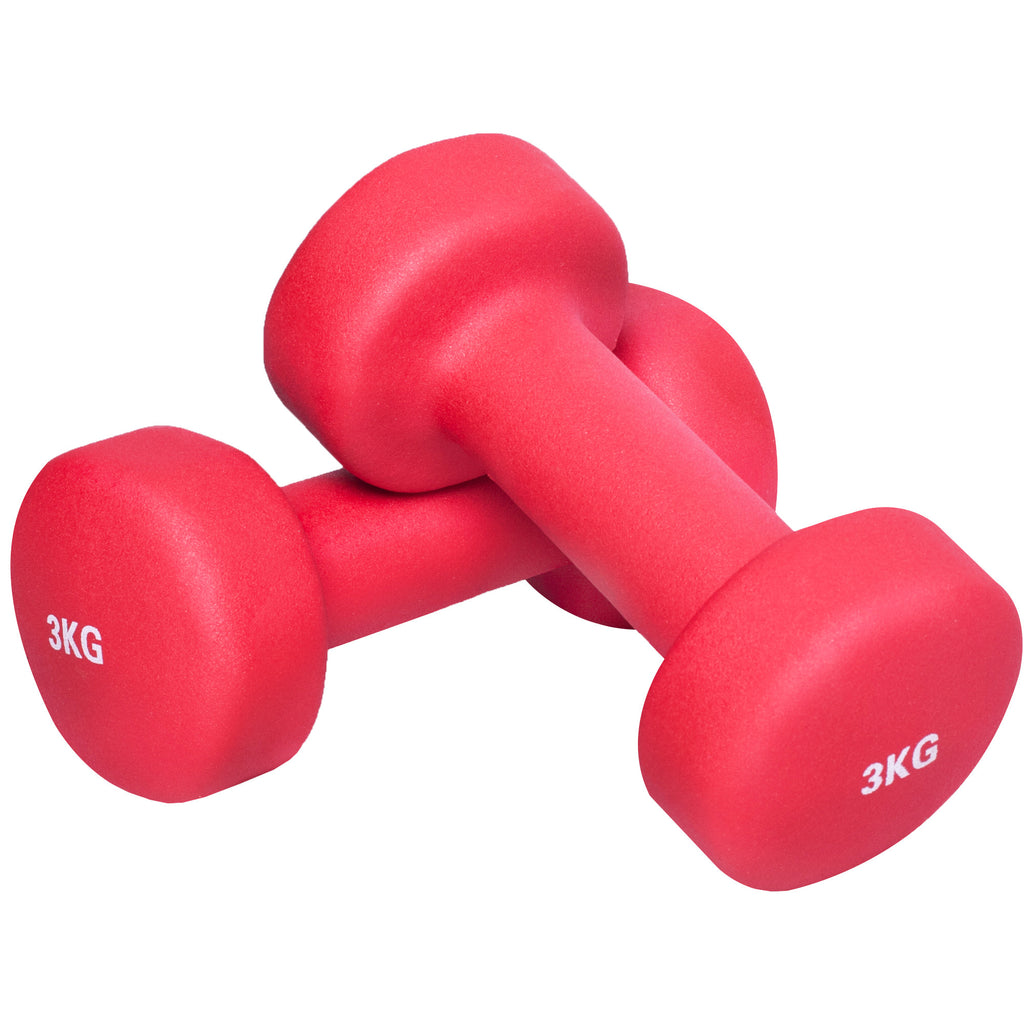 Aerobic / Vinyylikäsipainot 0,5kg - 5kg Valurautaydin 2kpl