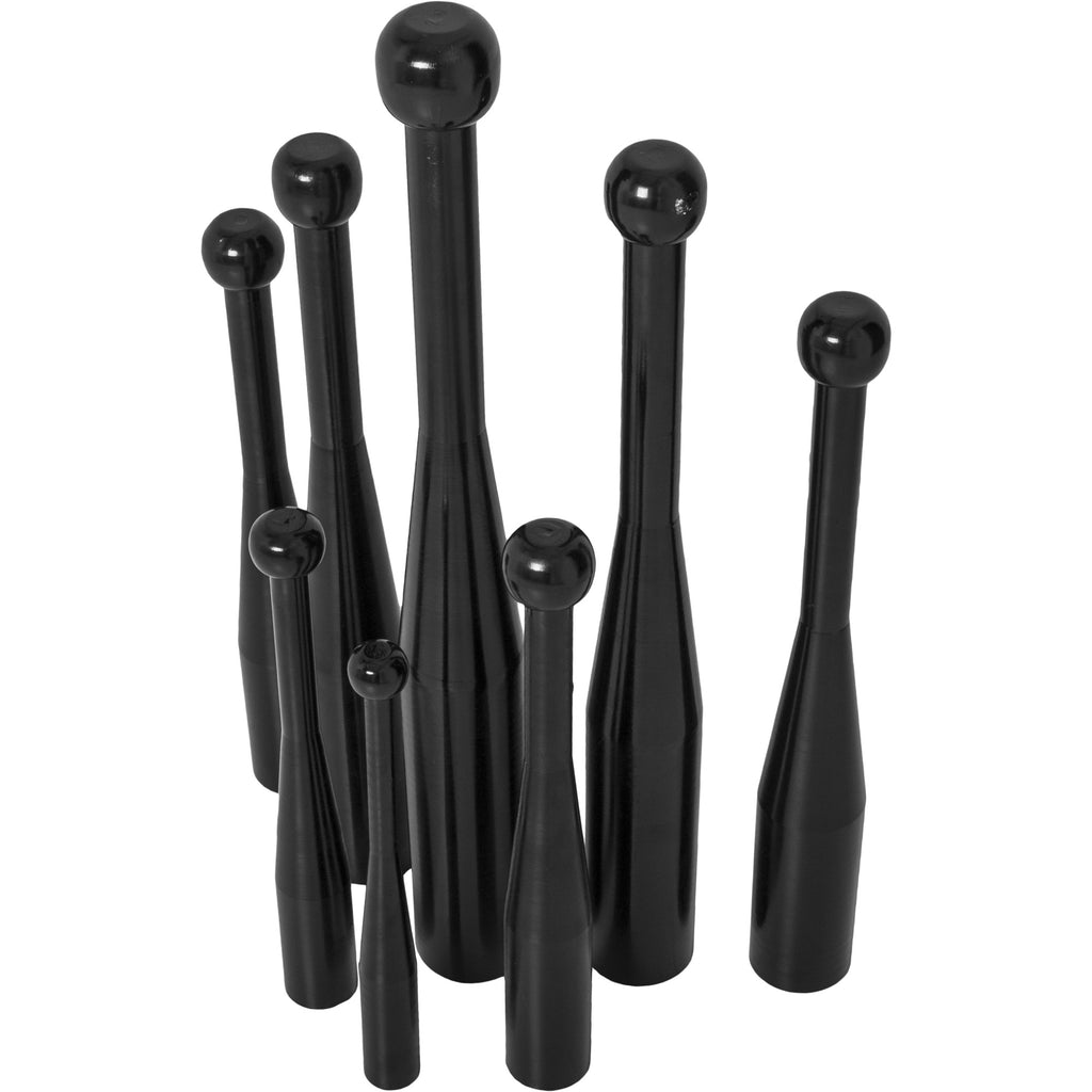 Voimakeila / Indian Clubbell, 8 Eri Painoa 2kg - 20kg Teräs Musta