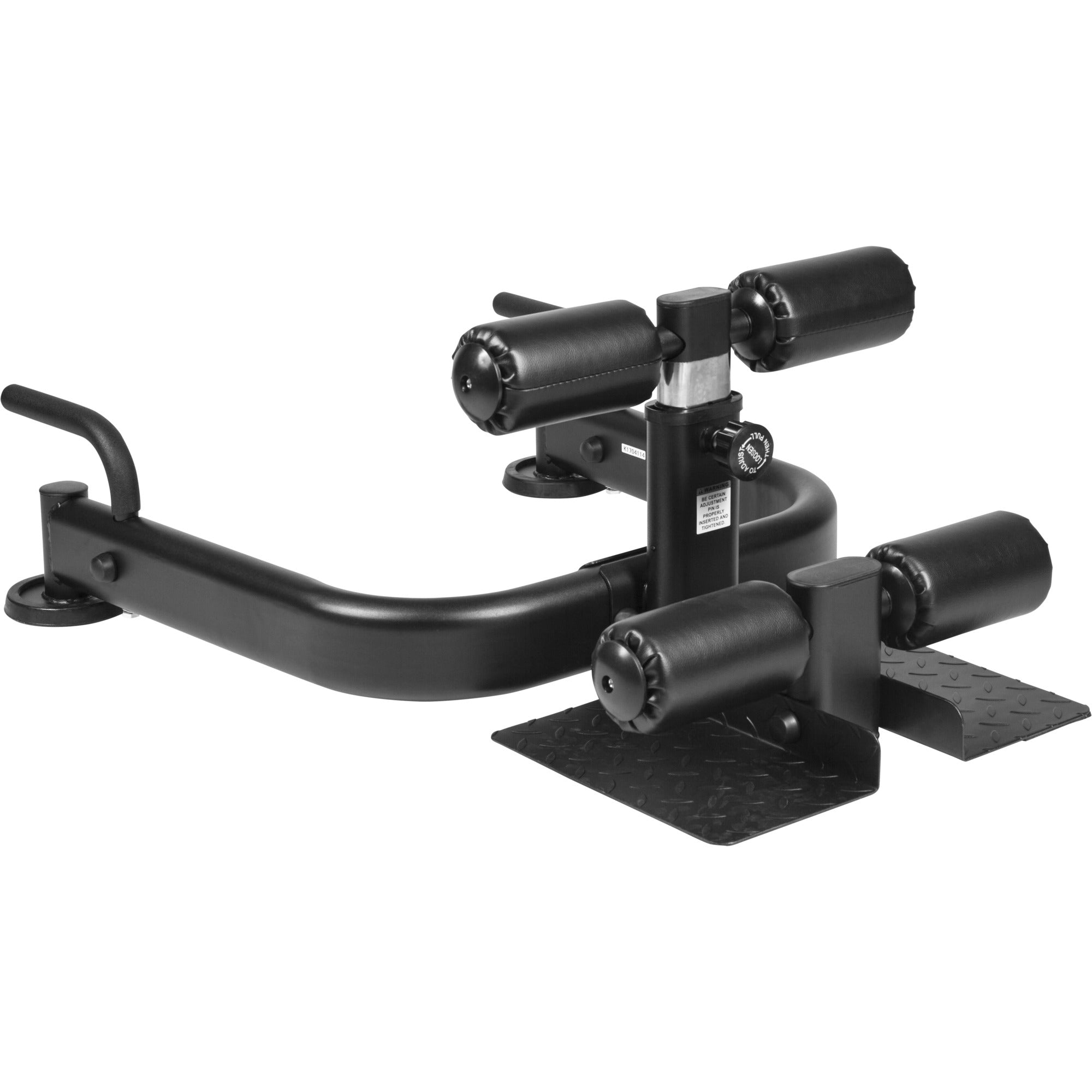 PRO Sissy Squat Penkki / Kyykkypenkki Punnerruskahvoilla Säädettävä 103,5x83x36-52cm