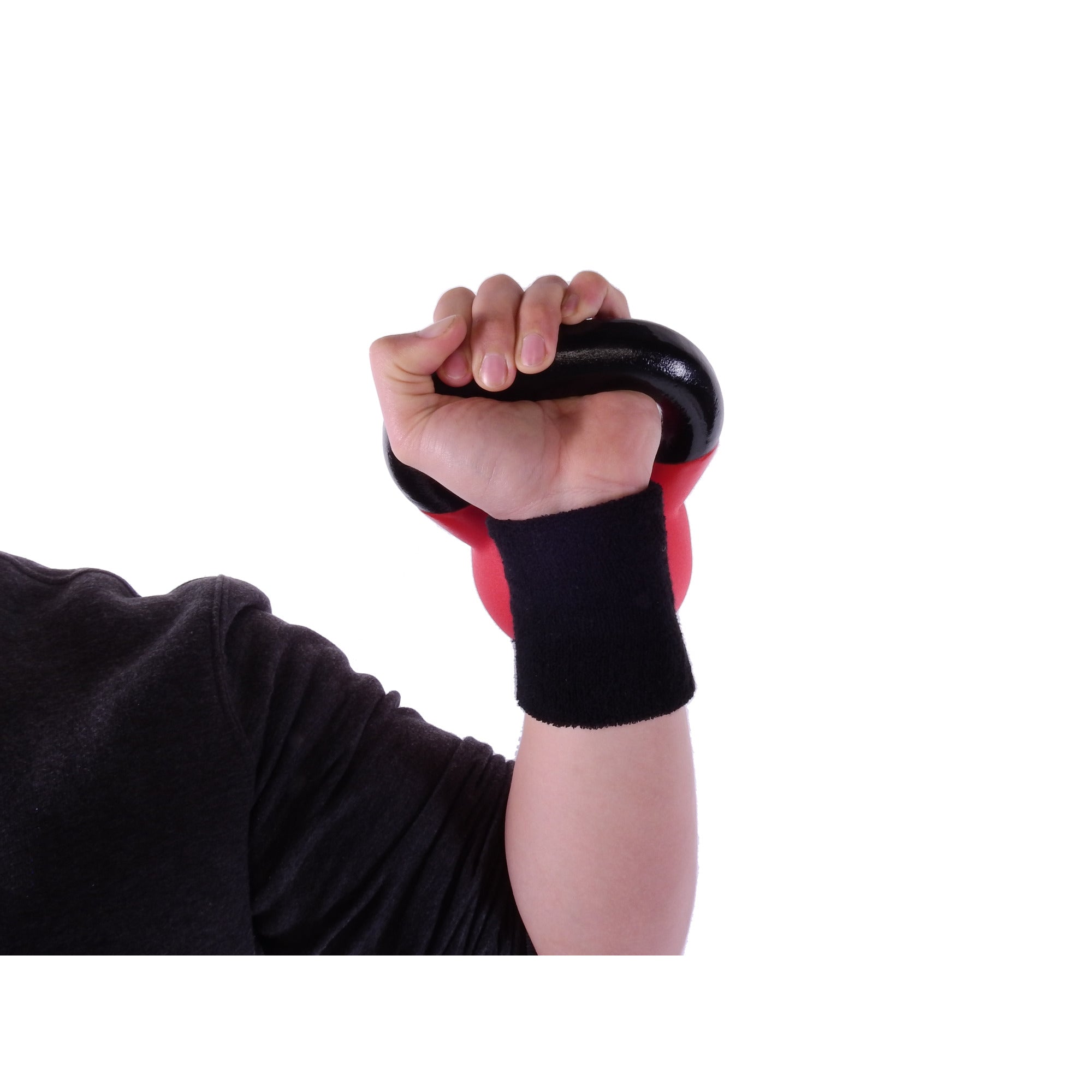 Hikinauha rannetuet salille kahvakuulatreeneihin, Musta, Puuvilla