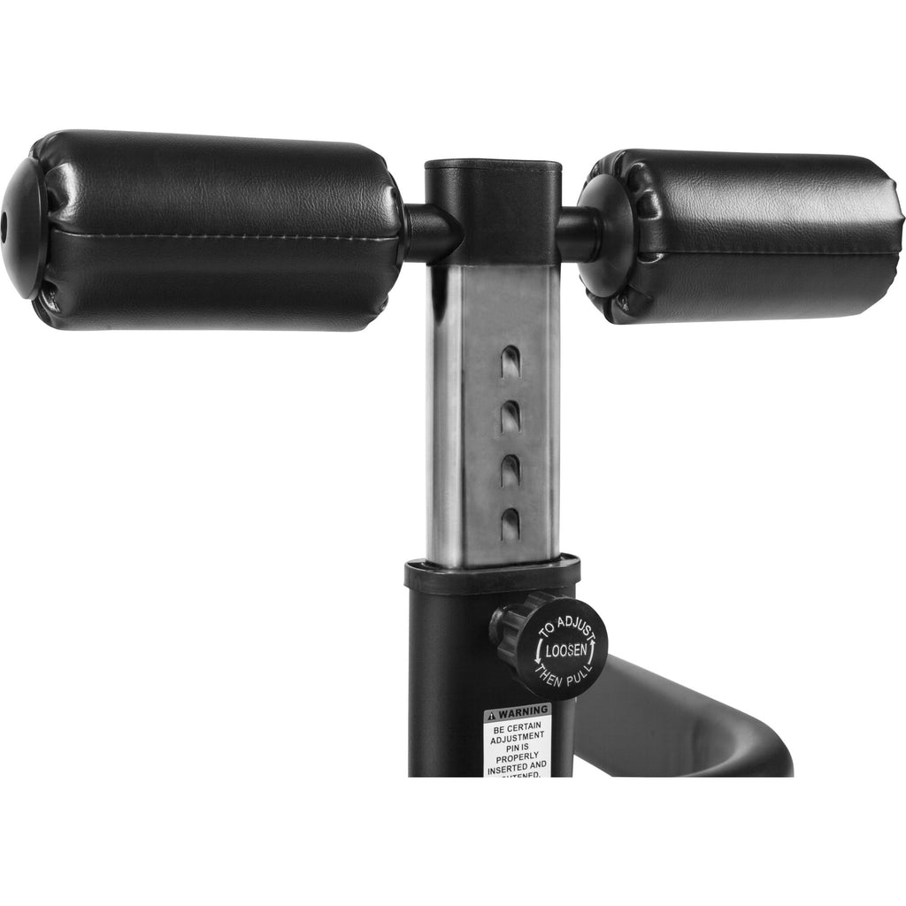 PRO Sissy Squat Penkki / Kyykkypenkki Punnerruskahvoilla Säädettävä 103,5x83x36-52cm