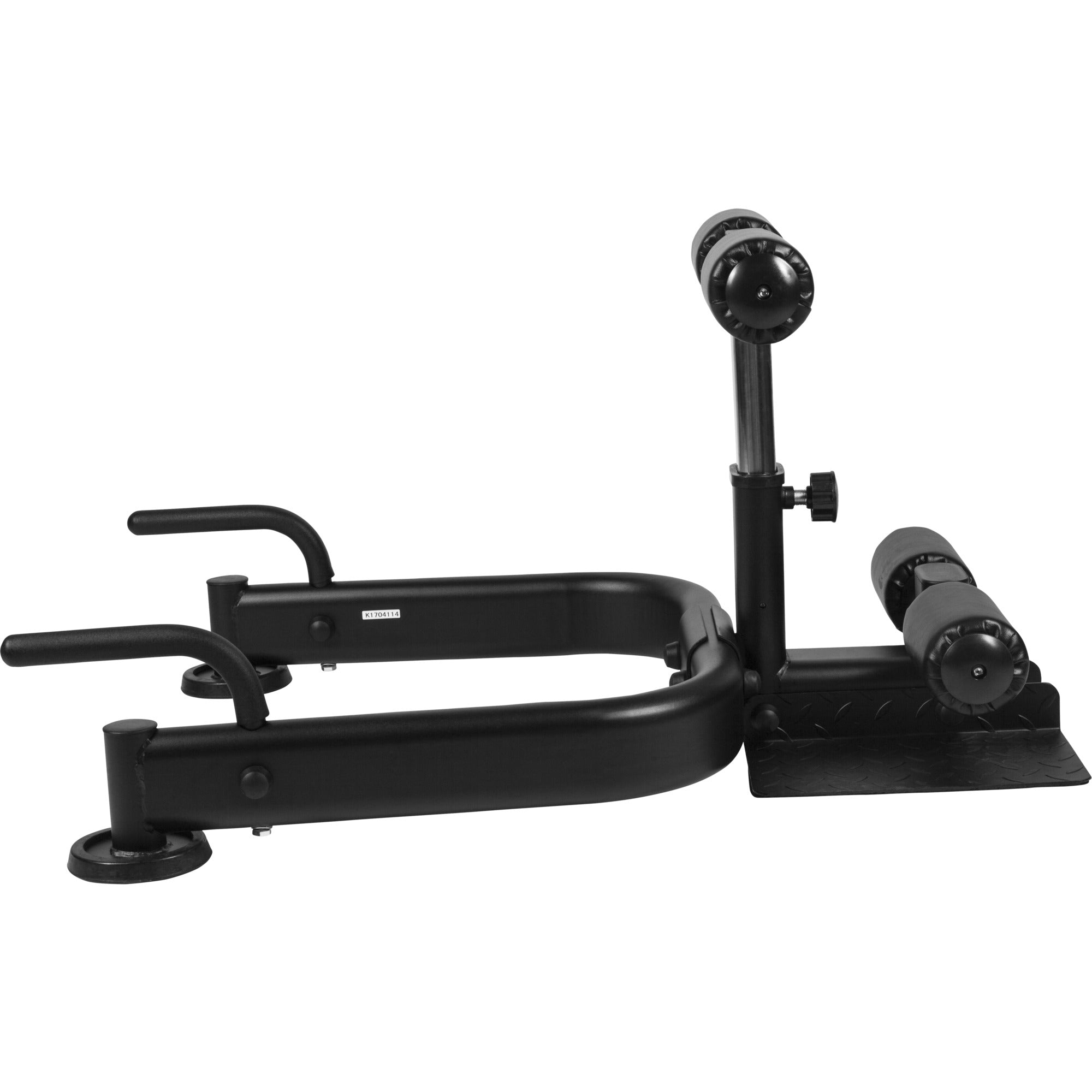 PRO Sissy Squat Penkki / Kyykkypenkki Punnerruskahvoilla Säädettävä 103,5x83x36-52cm