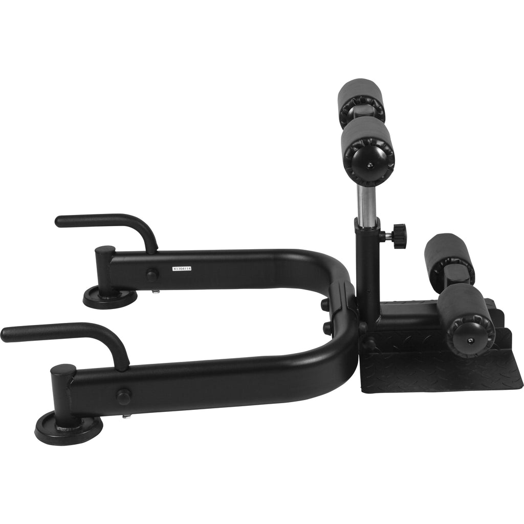 PRO Sissy Squat Penkki / Kyykkypenkki Punnerruskahvoilla Säädettävä 103,5x83x36-52cm