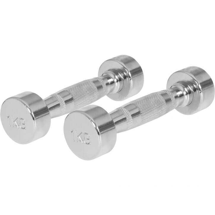 Kromiset Kiinteät Käsipainot 1kg - 20kg Teräs