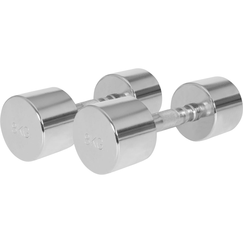 OUTLET - Kromattu kiinteä käsipaino - 2 x 2kg