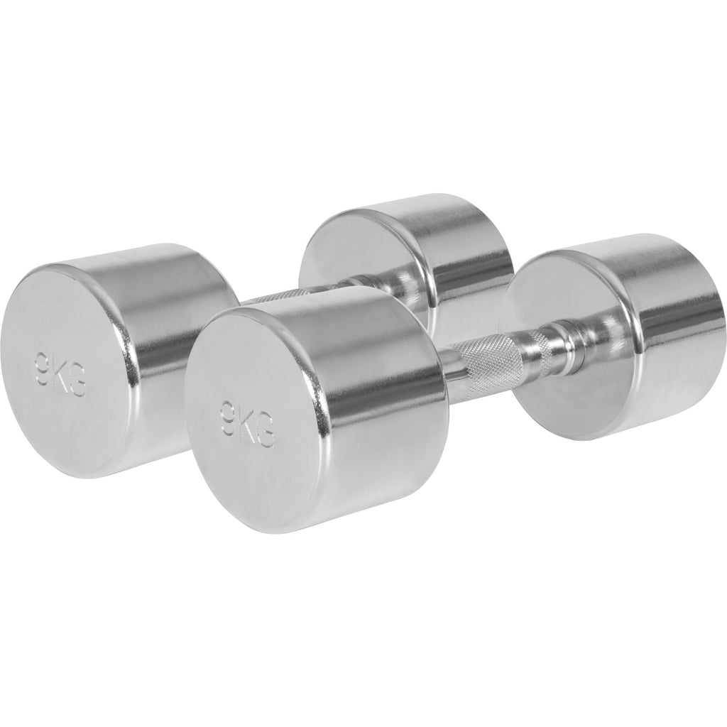 OUTLET - Kromattu kiinteä käsipaino - 2 x 2kg