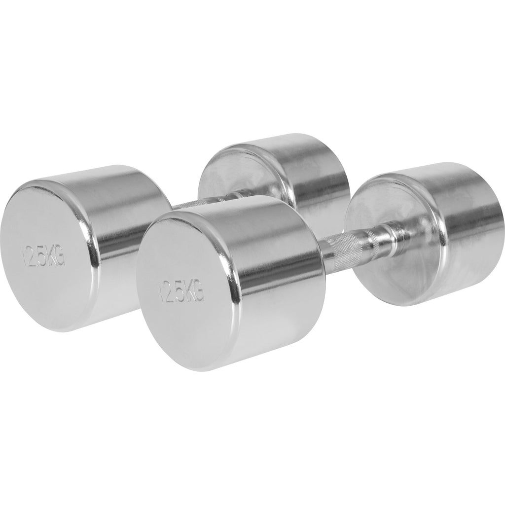 OUTLET - Kromattu kiinteä käsipaino - 2 x 2kg