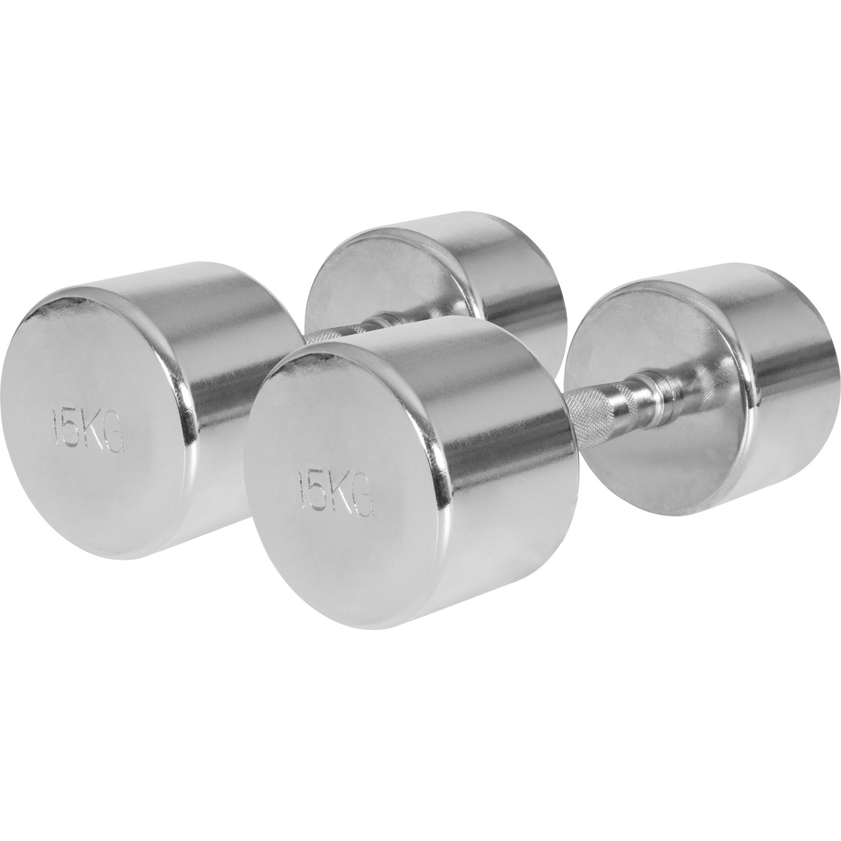 OUTLET - Kromattu kiinteä käsipaino - 2 x 2kg