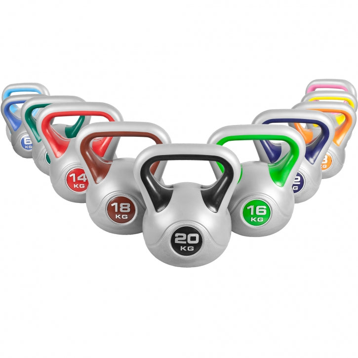 113kg Contrast Kahvakuulapaketti, 2 kg - 20 kg Kahvakuulat