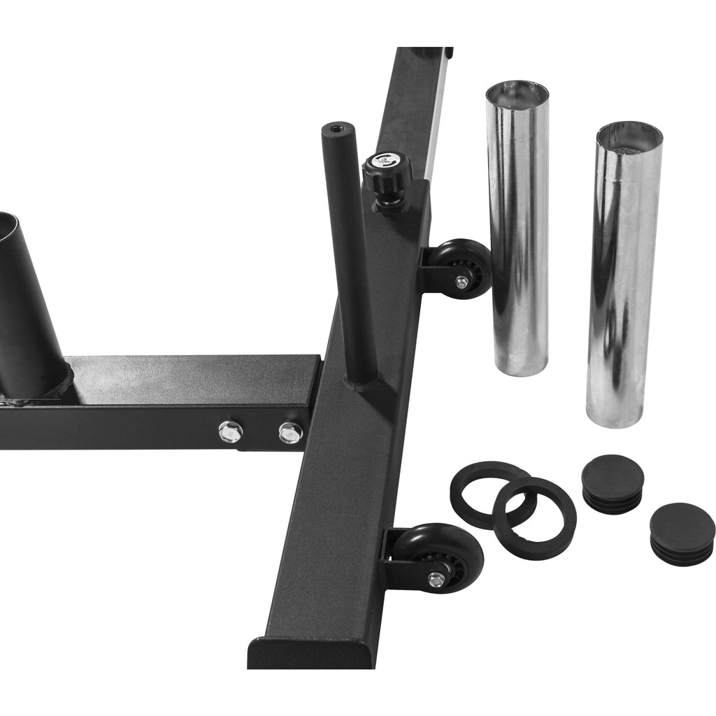 Kyykkyteline / Squat Rack – Säädettävä, Dippikahvat ja Turvaraudat, Max 400 kg