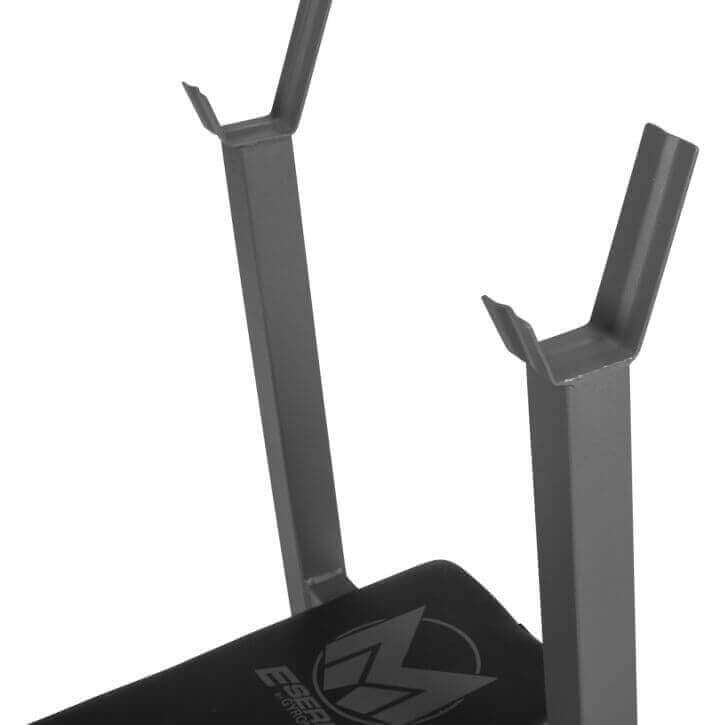 E-Sarja Painonnostopenkki Tankotelineellä 101x50x93,5cm Max. 220kg Musta