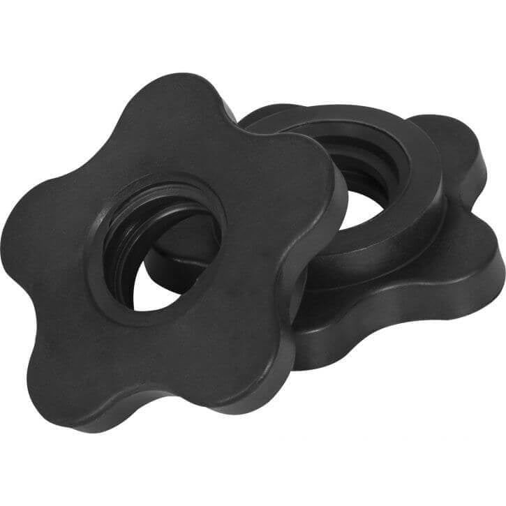 E-Sarja Säädettävä Käsipaino 20kg Kierrelukoilla 46cm, Ø 25mm Musta 1kpl