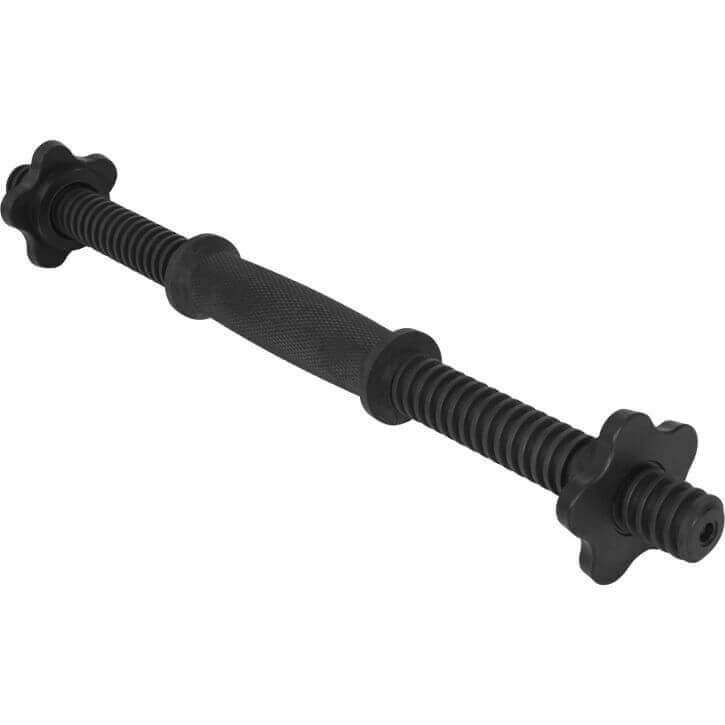 E-Sarja Säädettävä Käsipaino 20kg Kierrelukoilla 46cm, Ø 25mm Musta 1kpl