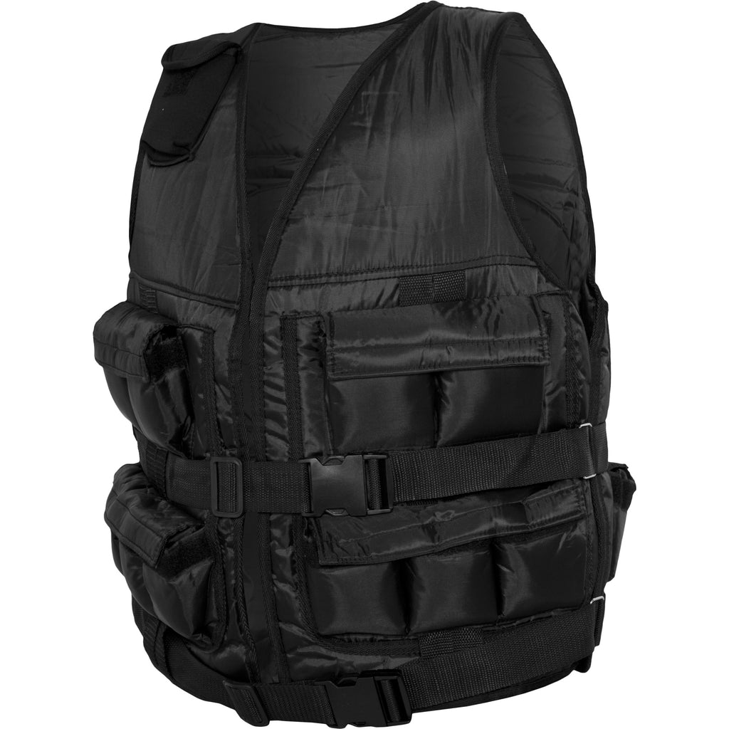 Painoliivi 10kg Säädettävä Paino 56x52cm Neopreeni/Nailon Musta