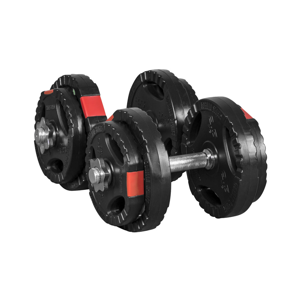 Vinyyli Tri Grip Käsipainosetti 20kg Kierrelukoilla 35cm, Ø 30/31mm 2kpl