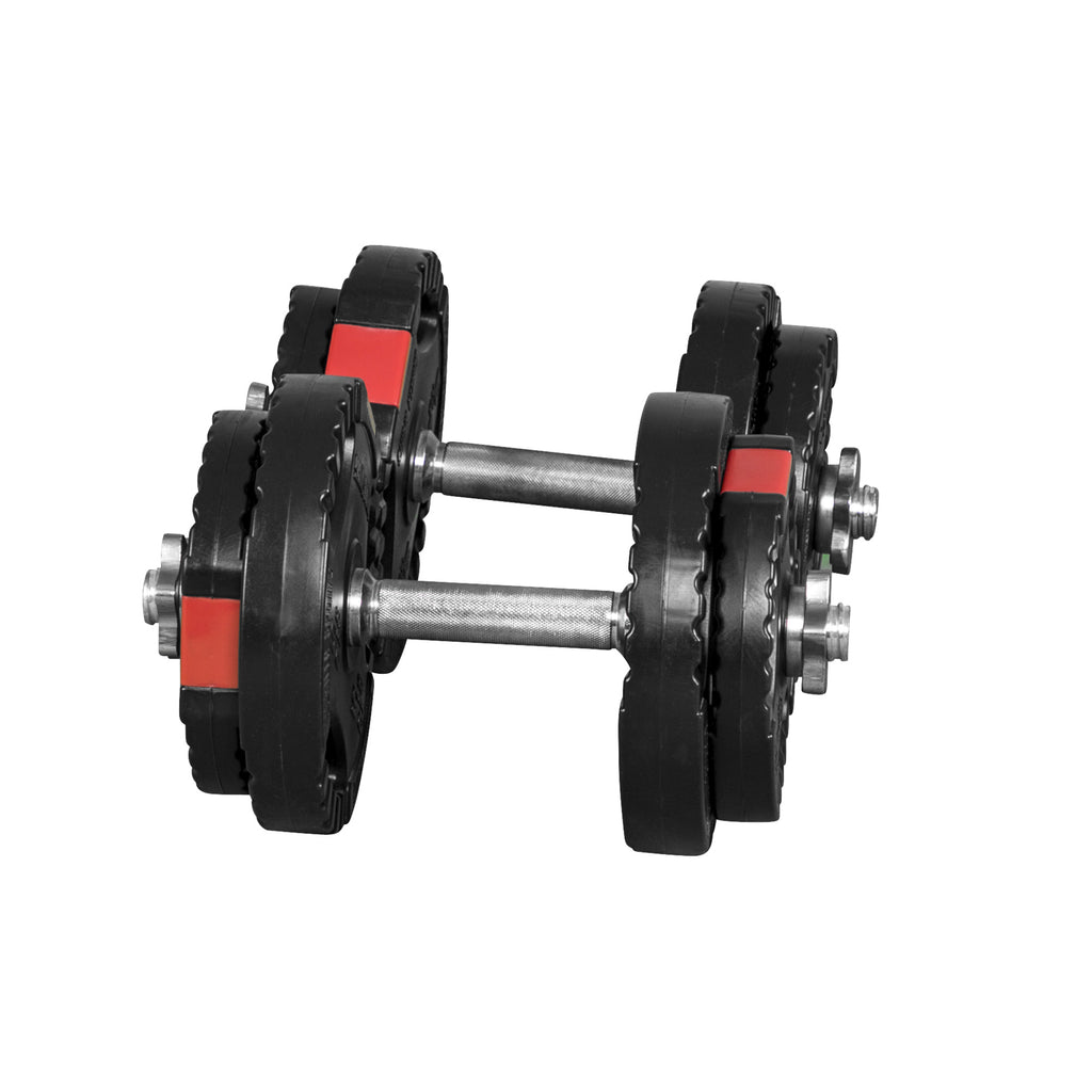 Vinyyli Tri Grip Käsipainosetti 20kg Kierrelukoilla 35cm, Ø 30/31mm 2kpl