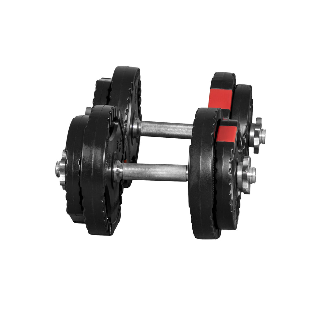 Vinyyli Tri Grip Käsipainosetti 20kg Kierrelukoilla 35cm, Ø 30/31mm 2kpl