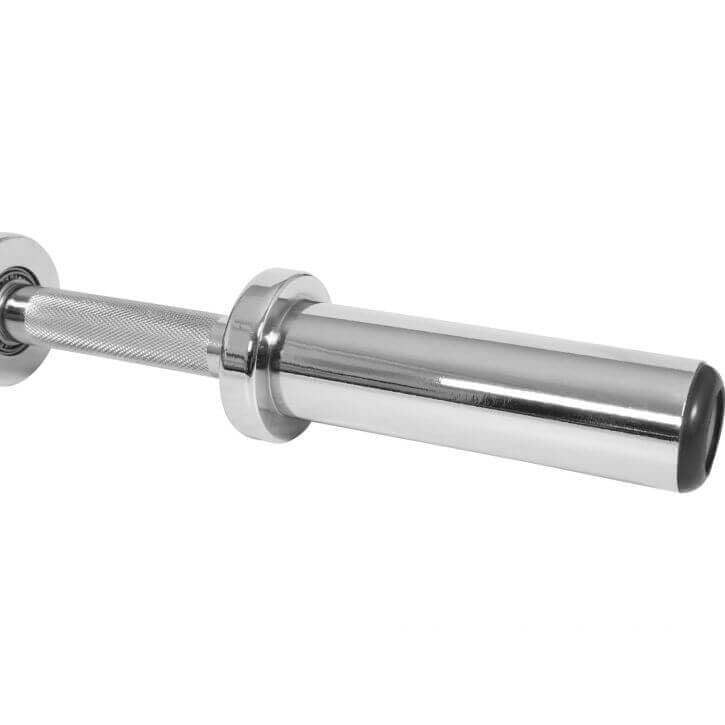 Käsipainotanko Jousilukoilla 50mm Levypainoille 51cm, 5kg Kromi