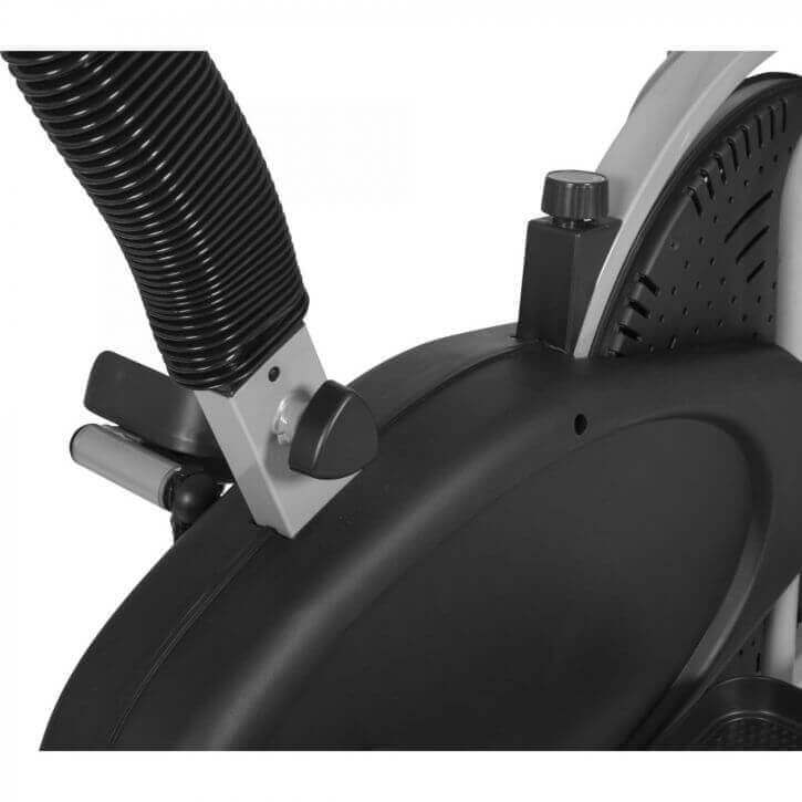 Crosstrainer Korkeussäädettävällä Satulalla Ja Kahvoilla 1,8kg Vauhtipyörällä Musta/Harmaa