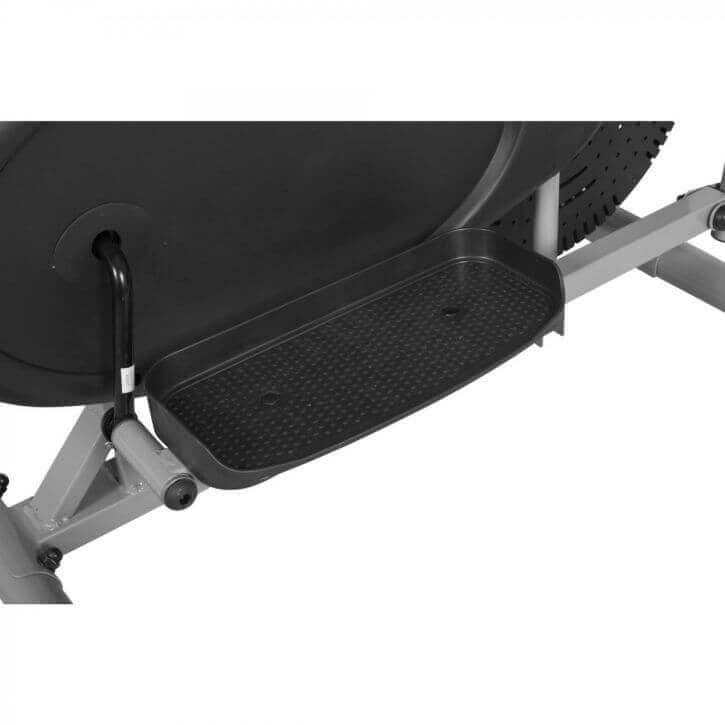 Crosstrainer Korkeussäädettävällä Satulalla Ja Kahvoilla 1,8kg Vauhtipyörällä Musta/Harmaa